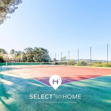 Select'sohome - Mazet Avec Piscine, Terrain De Tennis Et Parking Prive Au Lavandou ! - Vacancia